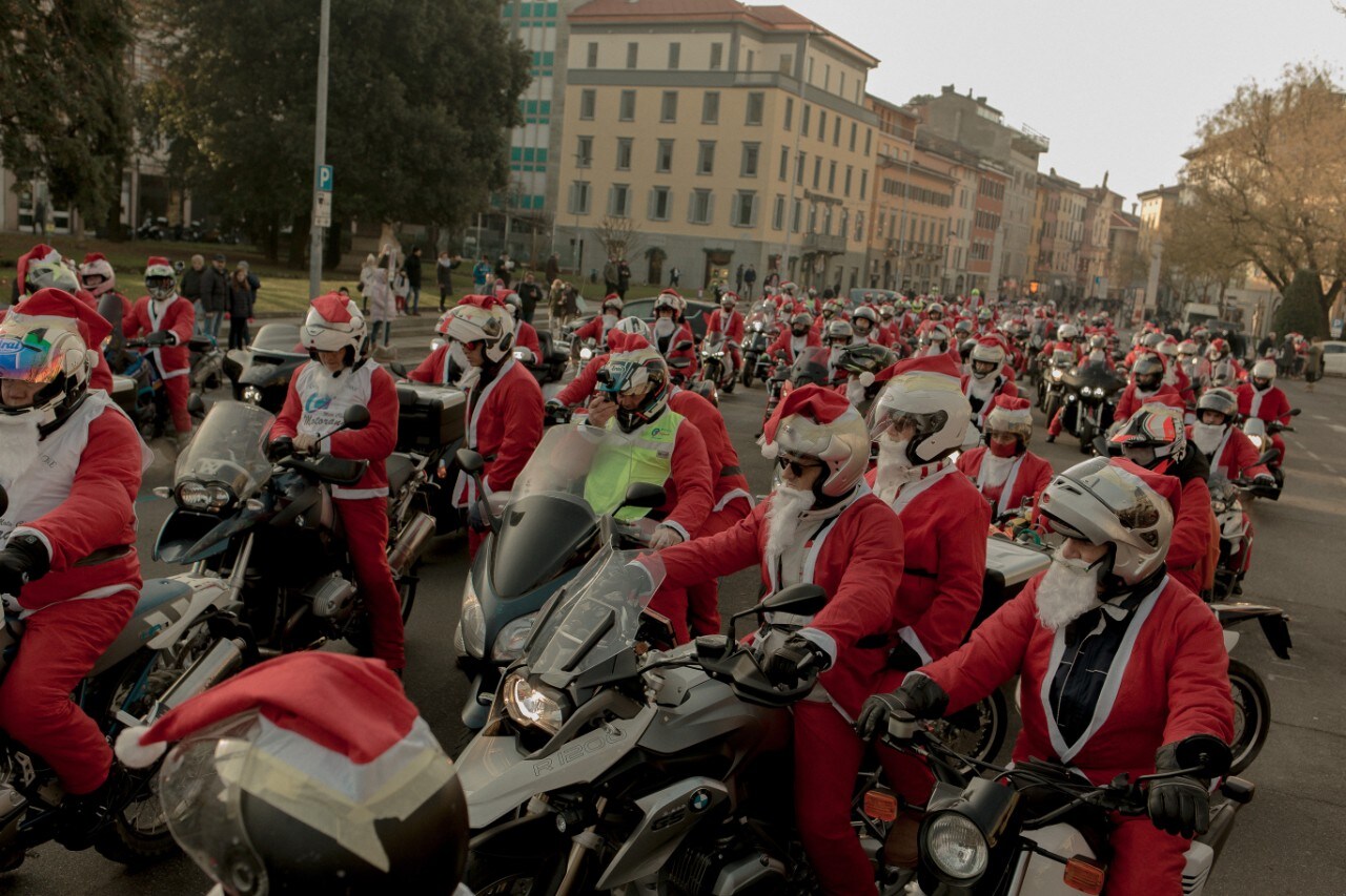 Tutti (a Bergamo) per il Babbo Bikers